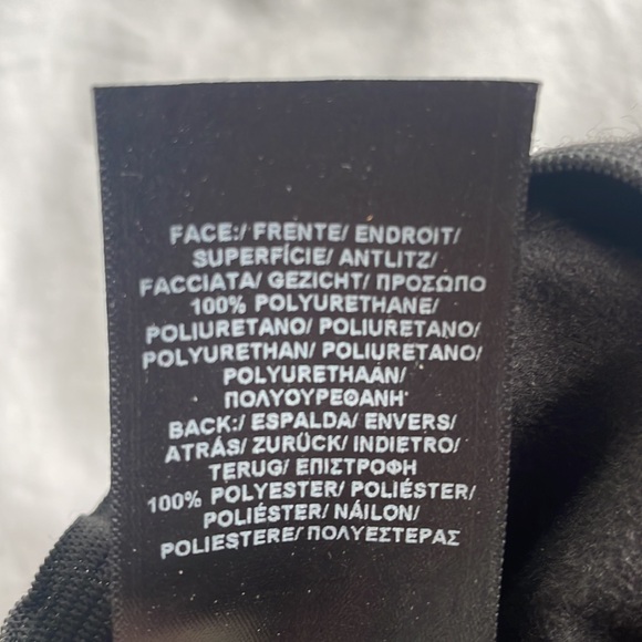 Velvet • Black Faux Leather High Rise Leggings M - Picture 3 of 4